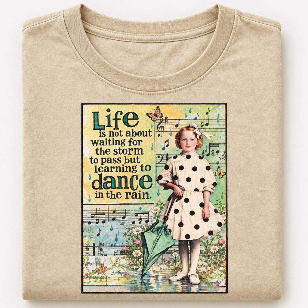 Tea-stained Graphic T-shirts