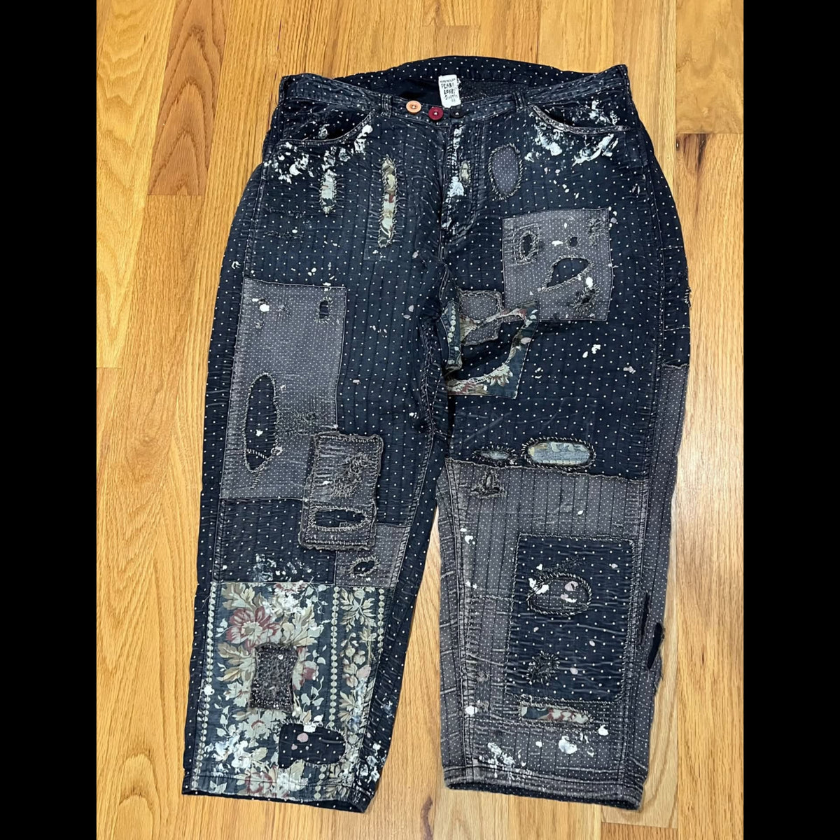 Magnolia Pearl Dot and Floral Miners Pants Cossette