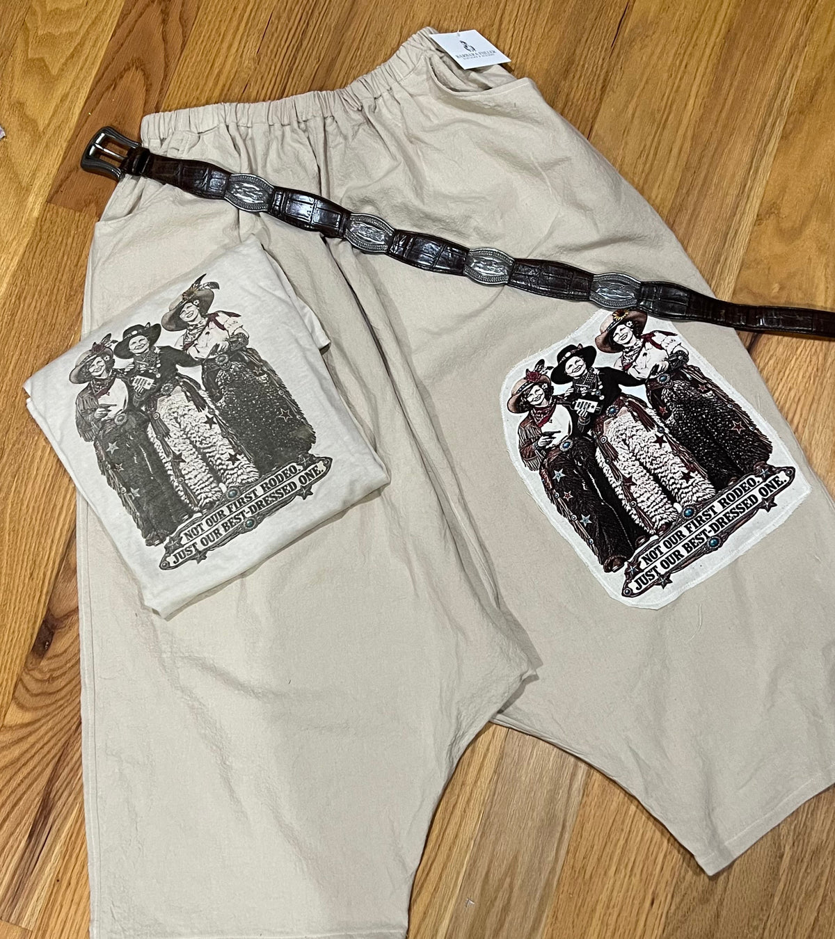 Not Our First Rodeo Dropped Crotch Pants