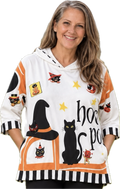"Hocus Pocus" — Retro Halloween Hooded Pullover Sweatshirt