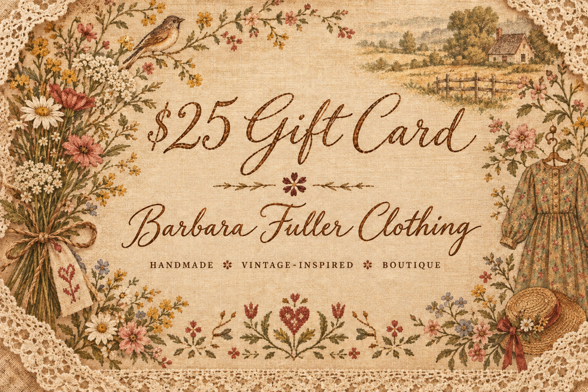 Barbara Fuller Clothing $25 Gift Card